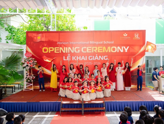 Lễ Khai Giảng 2025 – 2026 Tại Trường Song ngữ Quốc tế Horizon: Khởi Đầu Năm Học Mới Tràn Đầy Cảm Hứng